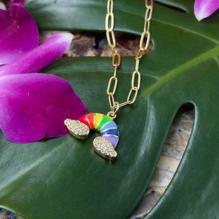 Over the Rainbow Zircon Necklace