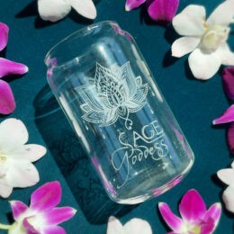 Lotus Glass Tumbler