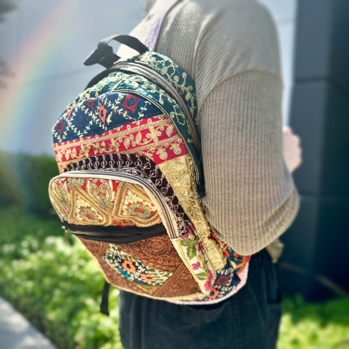 Patchwork Sari Back Pack