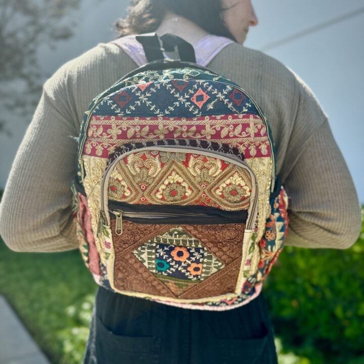 Patchwork Sari Backpack