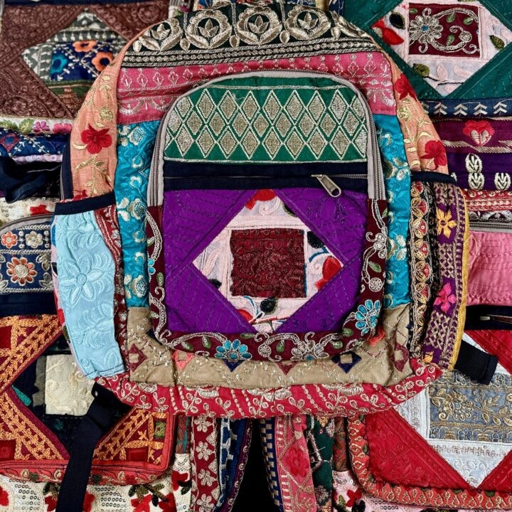 Patchwork Sari Backpack