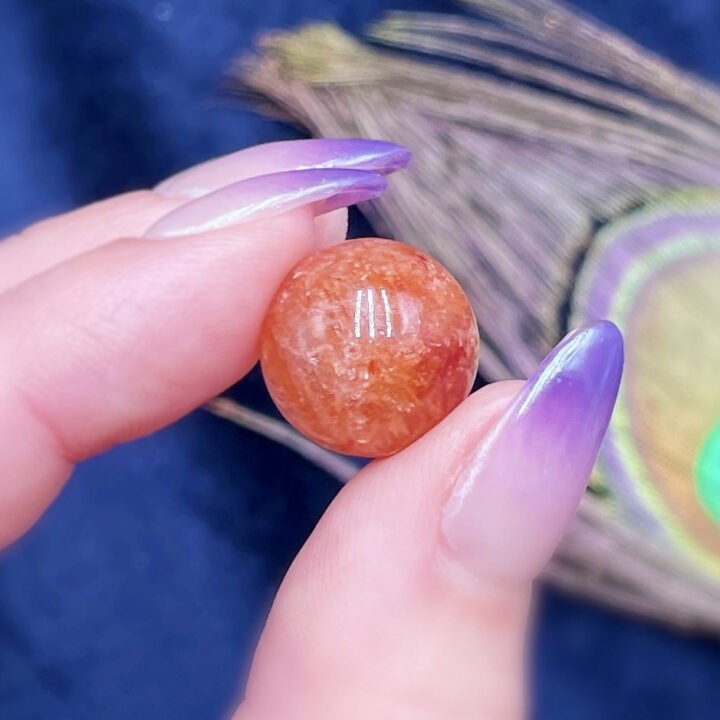 Red Hematoid Quartz Mini Sphere