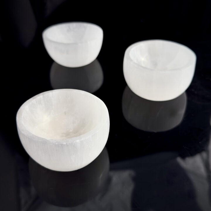 Selenite Offering Bowl