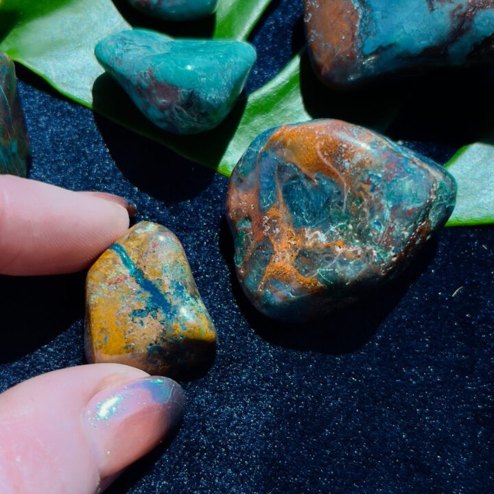 Tumbled Shattuckite