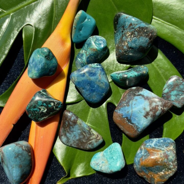 Tumbled Shattuckite