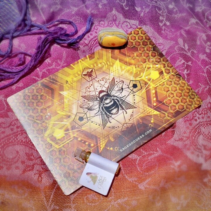 Bee Spirit Animal Gemstone and Perfume Duo