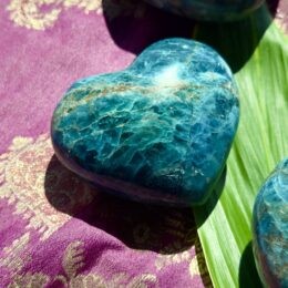 Blue Apatite Heart