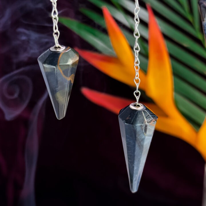 Blue Tigers Eye Pendulum