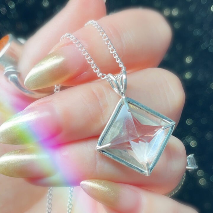 Clear Quartz Mini Magician's Pendant