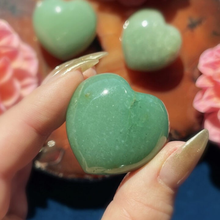 Green Aventurine Heart