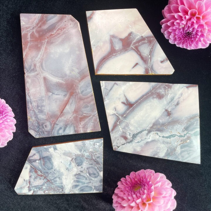 Porcelain Jasper Charging Plate