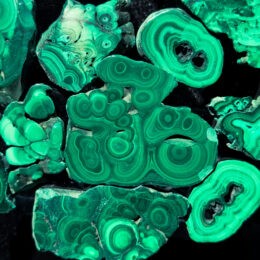 Malachite Stalactite Slice