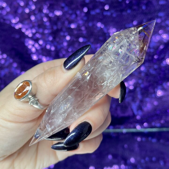 Amethyst and Smoky Quartz Vogel