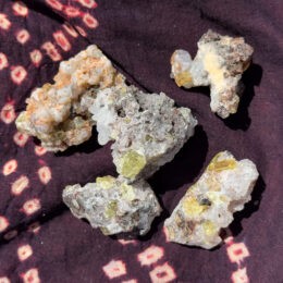 Yellow Apatite in Matrix