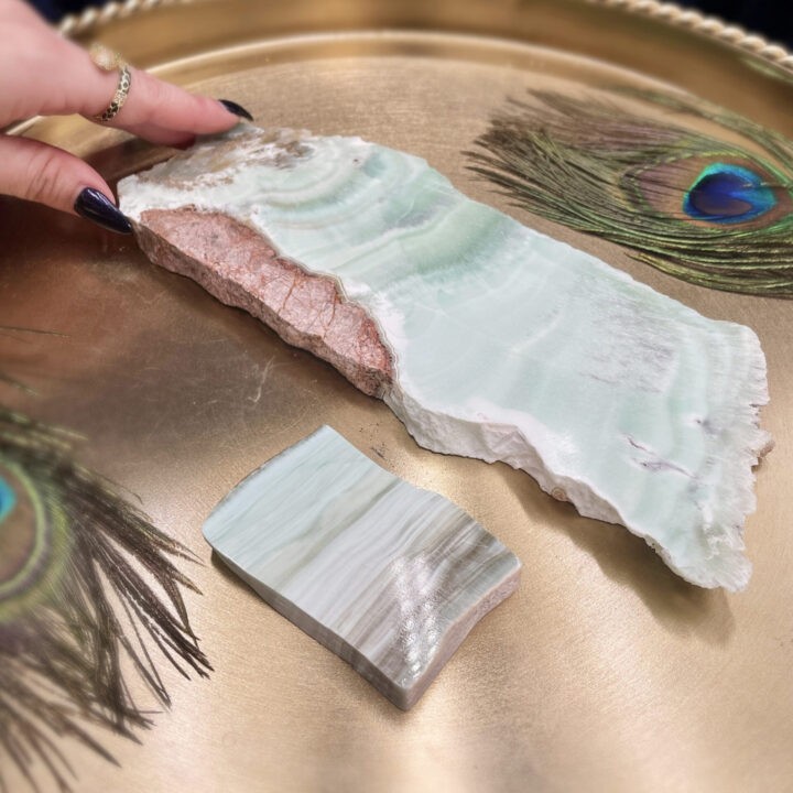 Green Aragonite Charging Plate DD