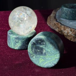 Kambaba Jasper Sphere Stand