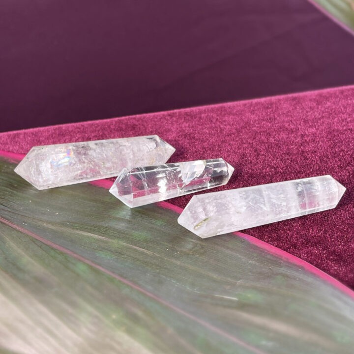 Mini Clear Quartz Vogel