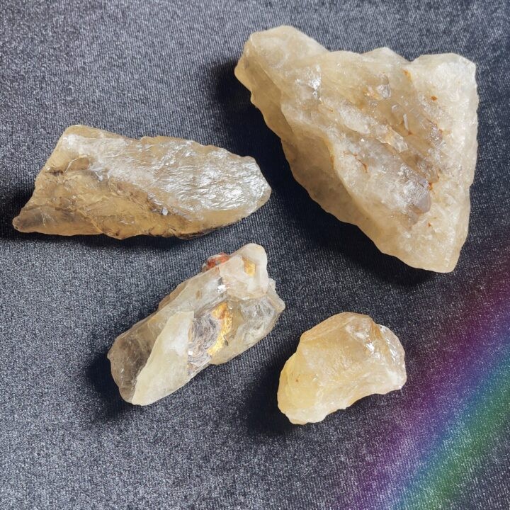 Natural Lemurian Elestial Smoky Citrine