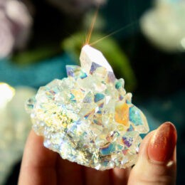 Angel Aura Apophyllite Cluster