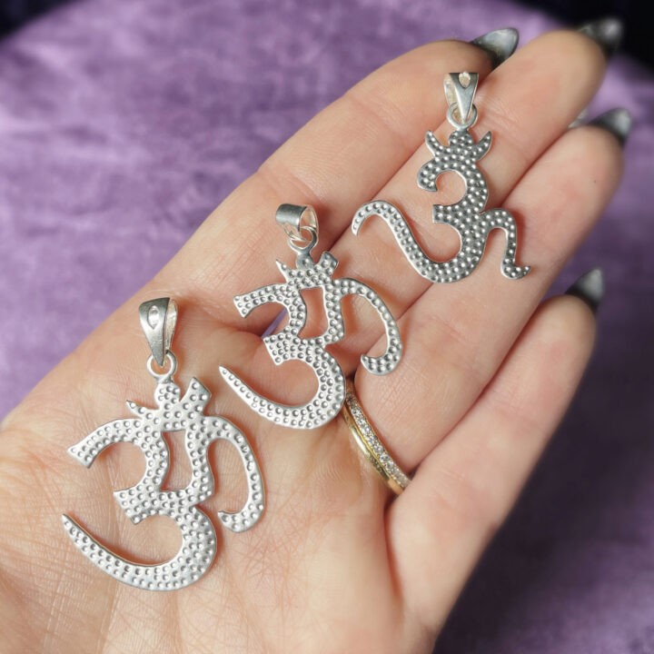 Silver Om Pendant