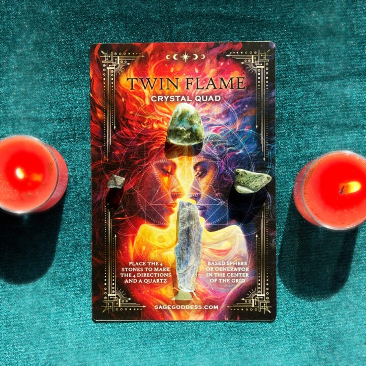 Twin Flame Crystal Quad