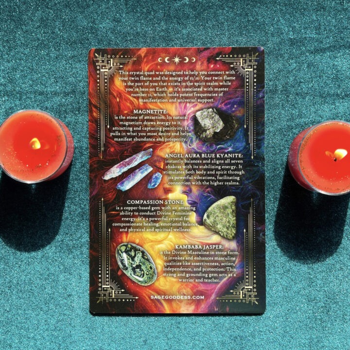 Twin Flame Crystal Quad