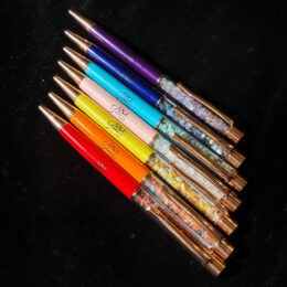 7 Chakra Crystal Pen Set