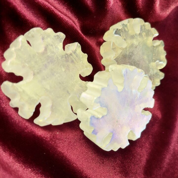 Angel Aura Clear Quartz Snowflake