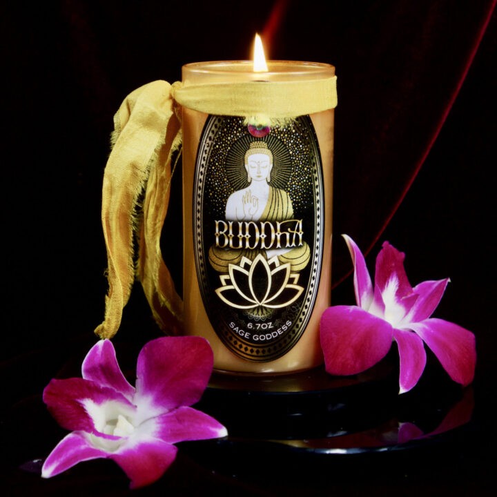 Buddha Holiday Intention Candle