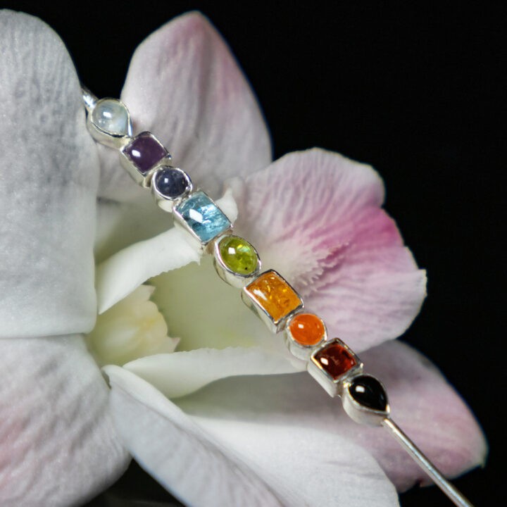 9 Chakra Ear Wrap Pin