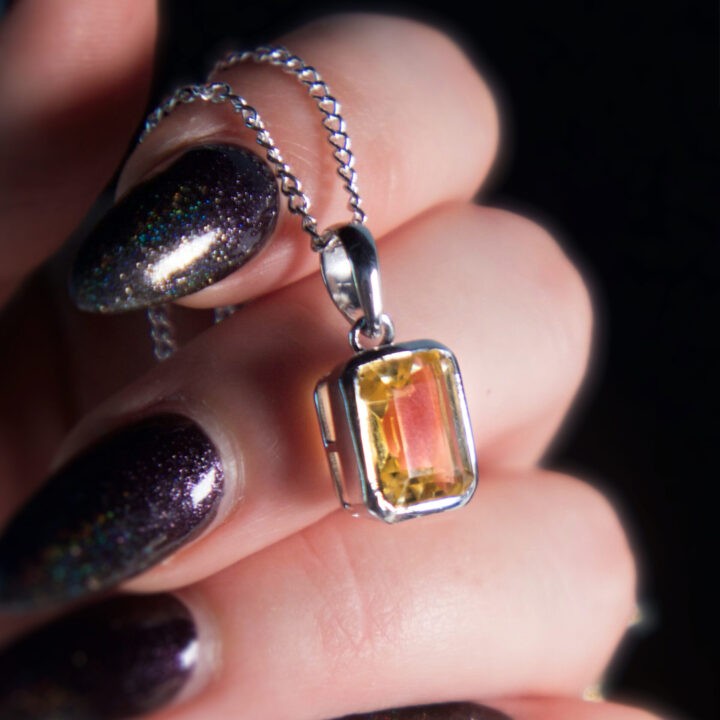 Clarity and Prosperity Citrine Pendant