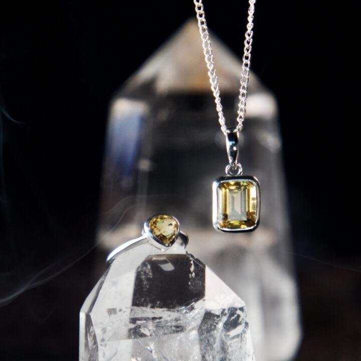 Clarity and Prosperity Citrine Pendant