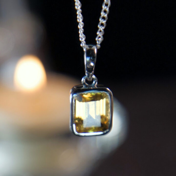 Clarity and Prosperity Citrine Pendant