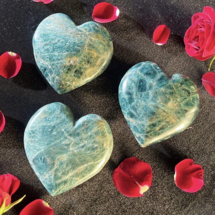 Green Apatite Heart