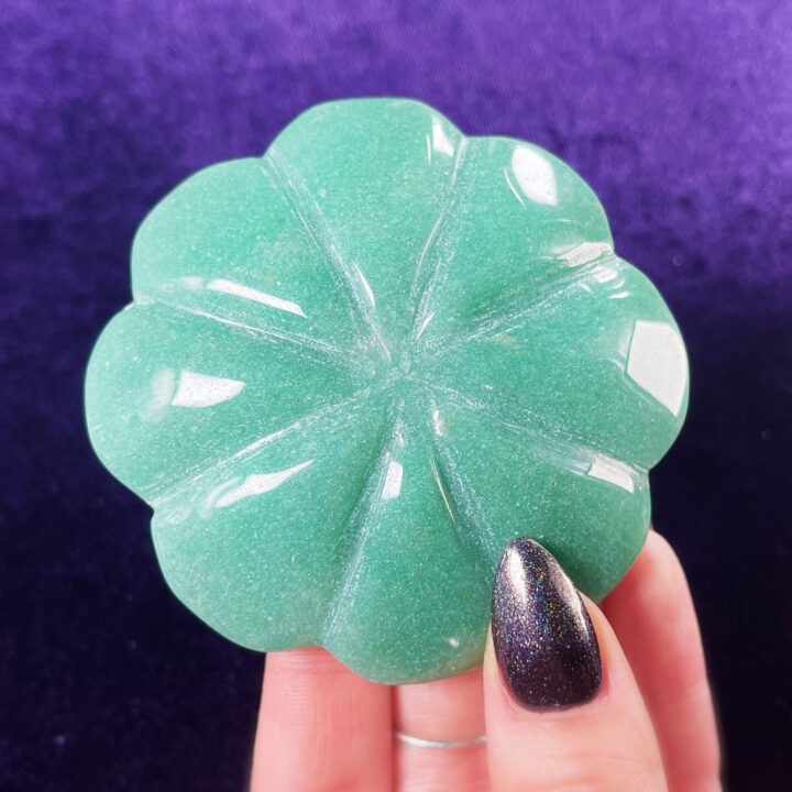 Green Aventurine Peyote Flower