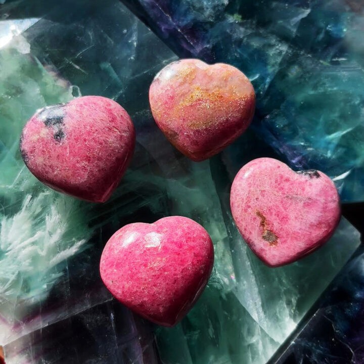 Rhodonite Mini Heart