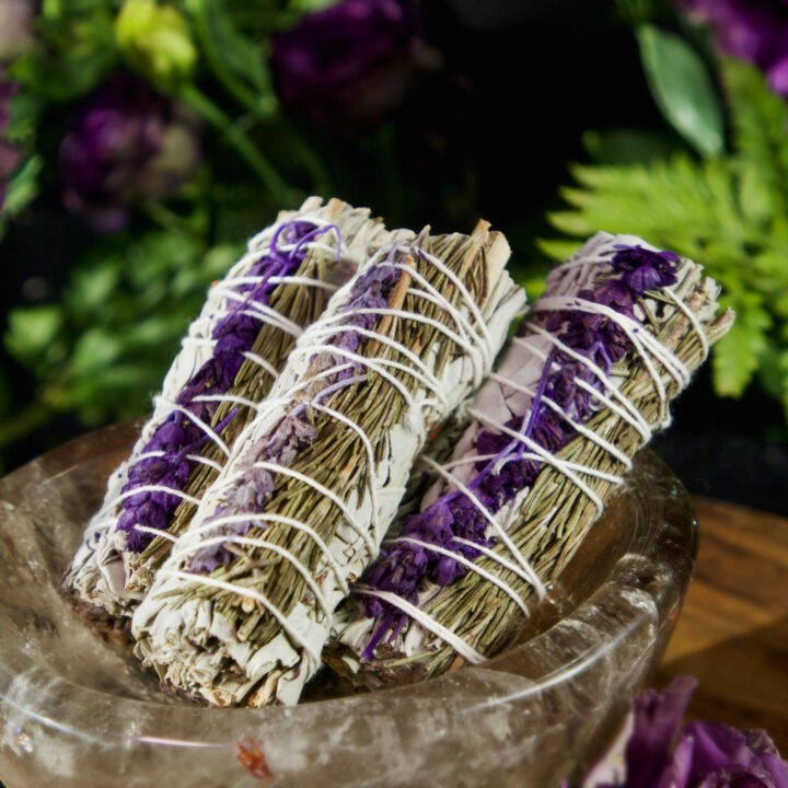 Rosemary, Lavender & White Sage Smudge Bundle