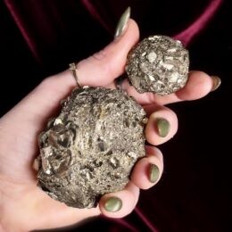 Natural Pyrite Disco Ball