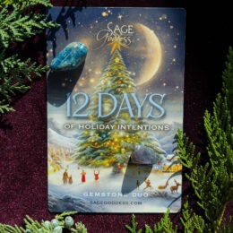 12 Days of Holiday Intentions Gemstone Duo for Guidance