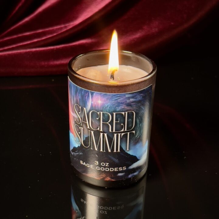 Aim for the Summit Capricorn New Moon Set Candle