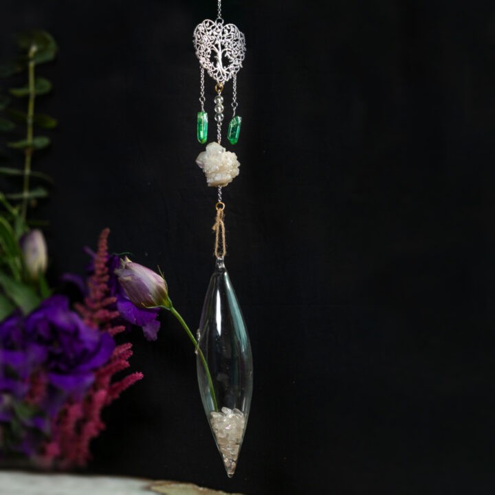 Tree of Life Suncatcher with Bud Vase