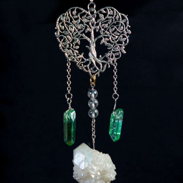 Tree of Life Suncatcher with Bud Vase