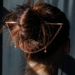 Fierce Confidence Confetti Sunstone Hair & Shawl Pin