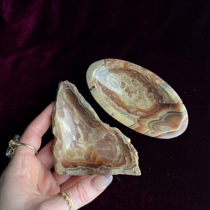 Gemstone Sale: Brown Rhodochrosite Bowl