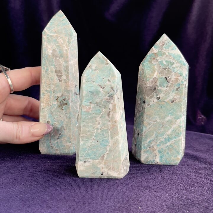 Gemstone Sale: Amazonite with Smoky Quartz and Feldspar Generator