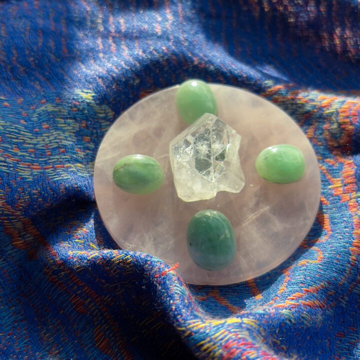 Infusion of Love Rose Quartz Slice