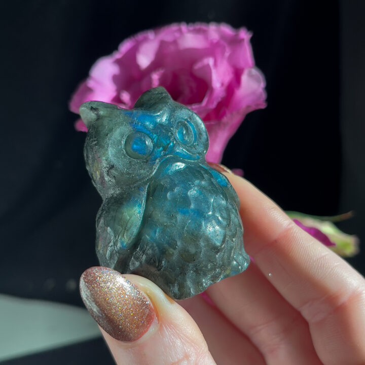 Inner Wisdom Labradorite Owl