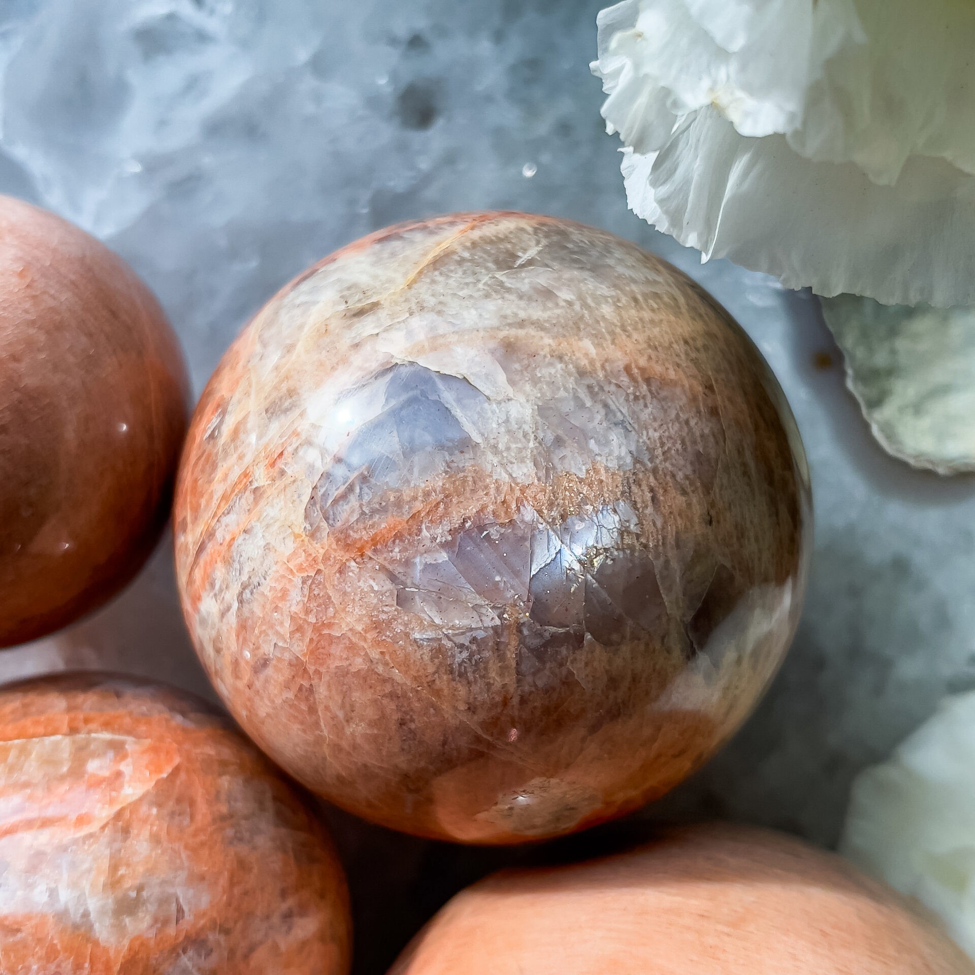 Peach moonstone sphere rare sphere large quartz crystal sphere hotsell pink quartz crystal sphere large sphere peach quartz