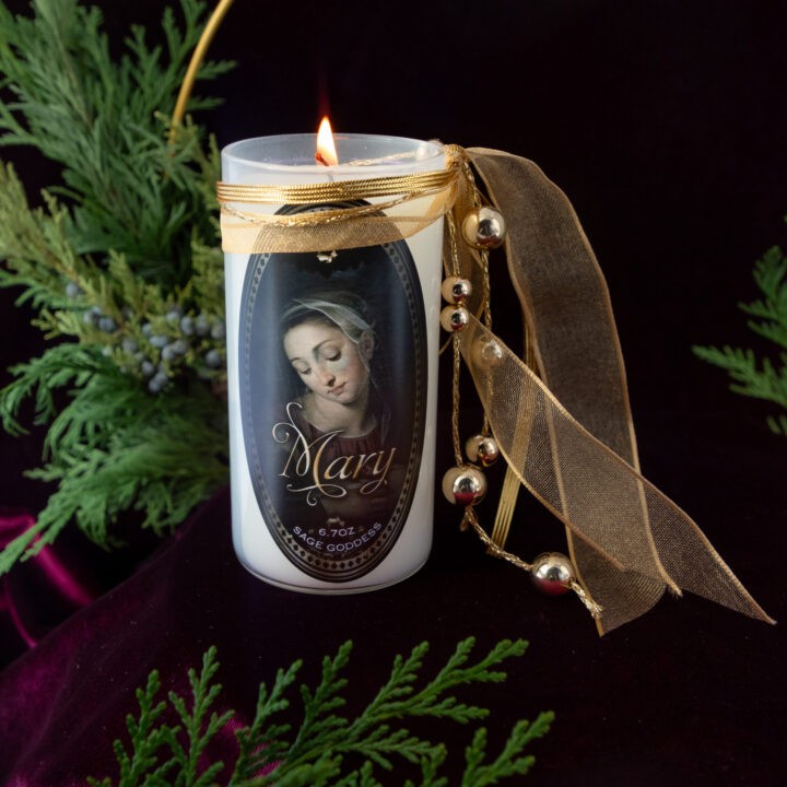 Mary Holiday Intention Candle