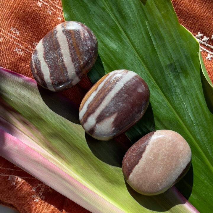 Shiva Lingam Palm Stone for Passion